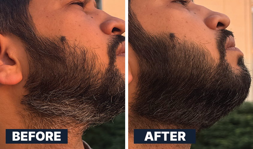 ALL MAN, 24-Hour Instant Grey Cover, Real Men, Real Results, Before-After 2