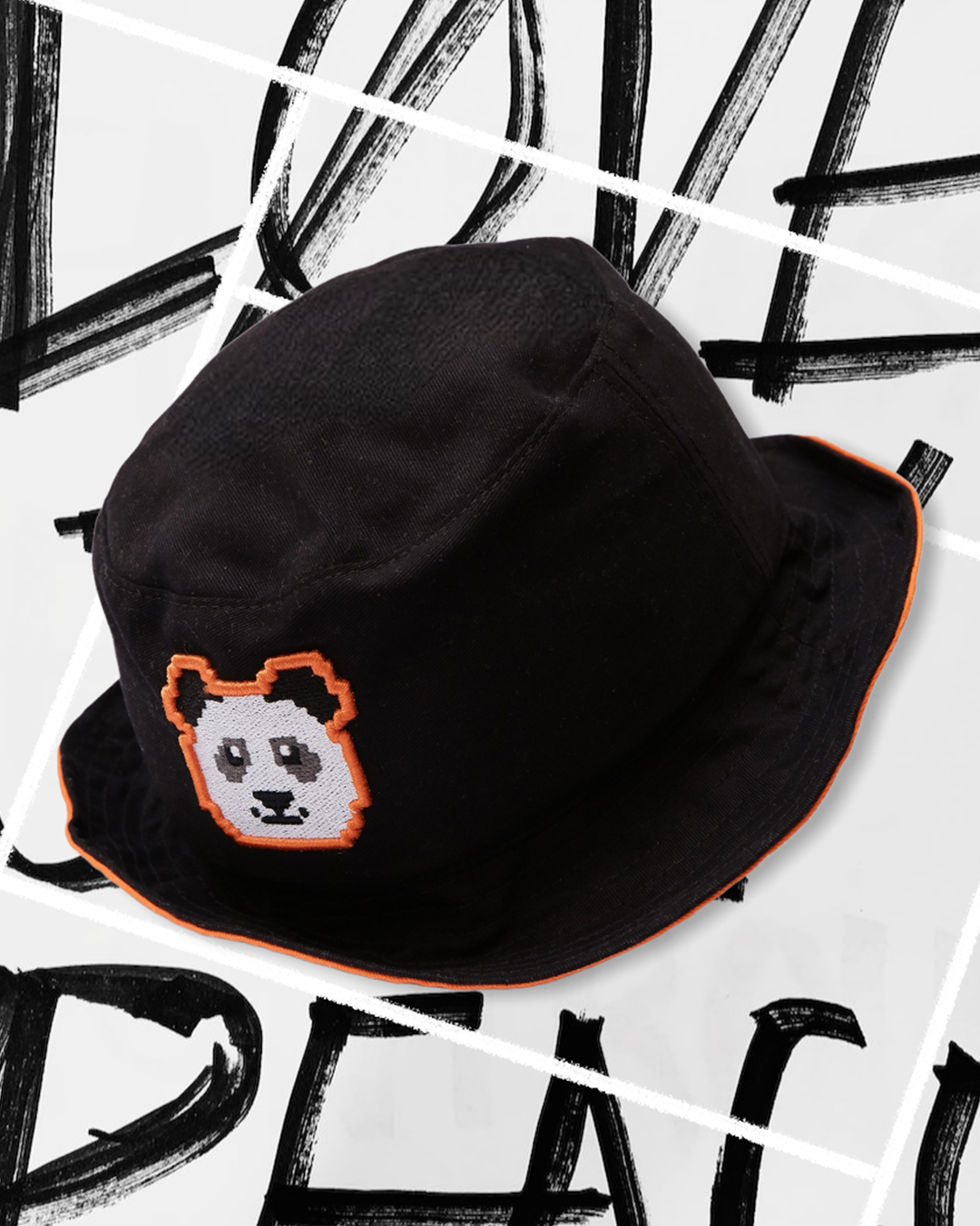 8-Bit Panda Bucket Hat