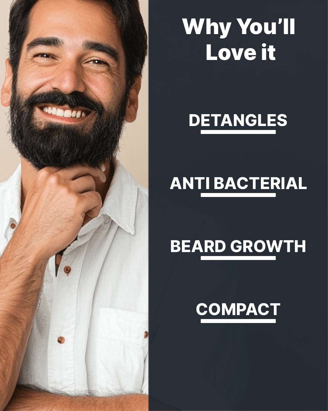 ALL MAN, Beard Shaper Comb, Why you'll love it