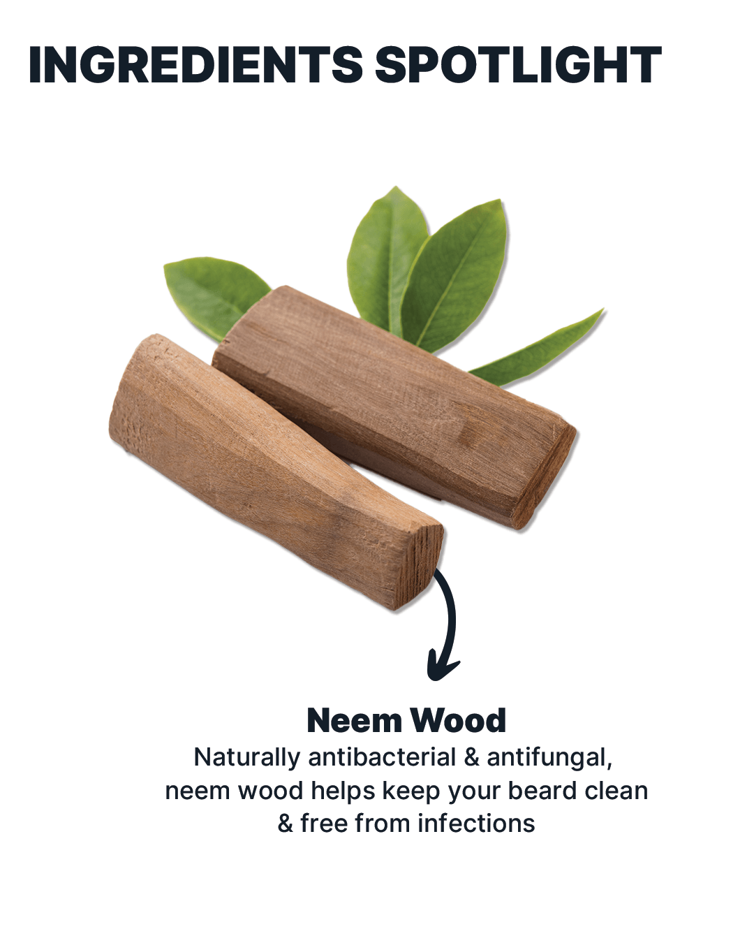 ALL MAN, Beard Shaper Comb, Ingredients Spotlight