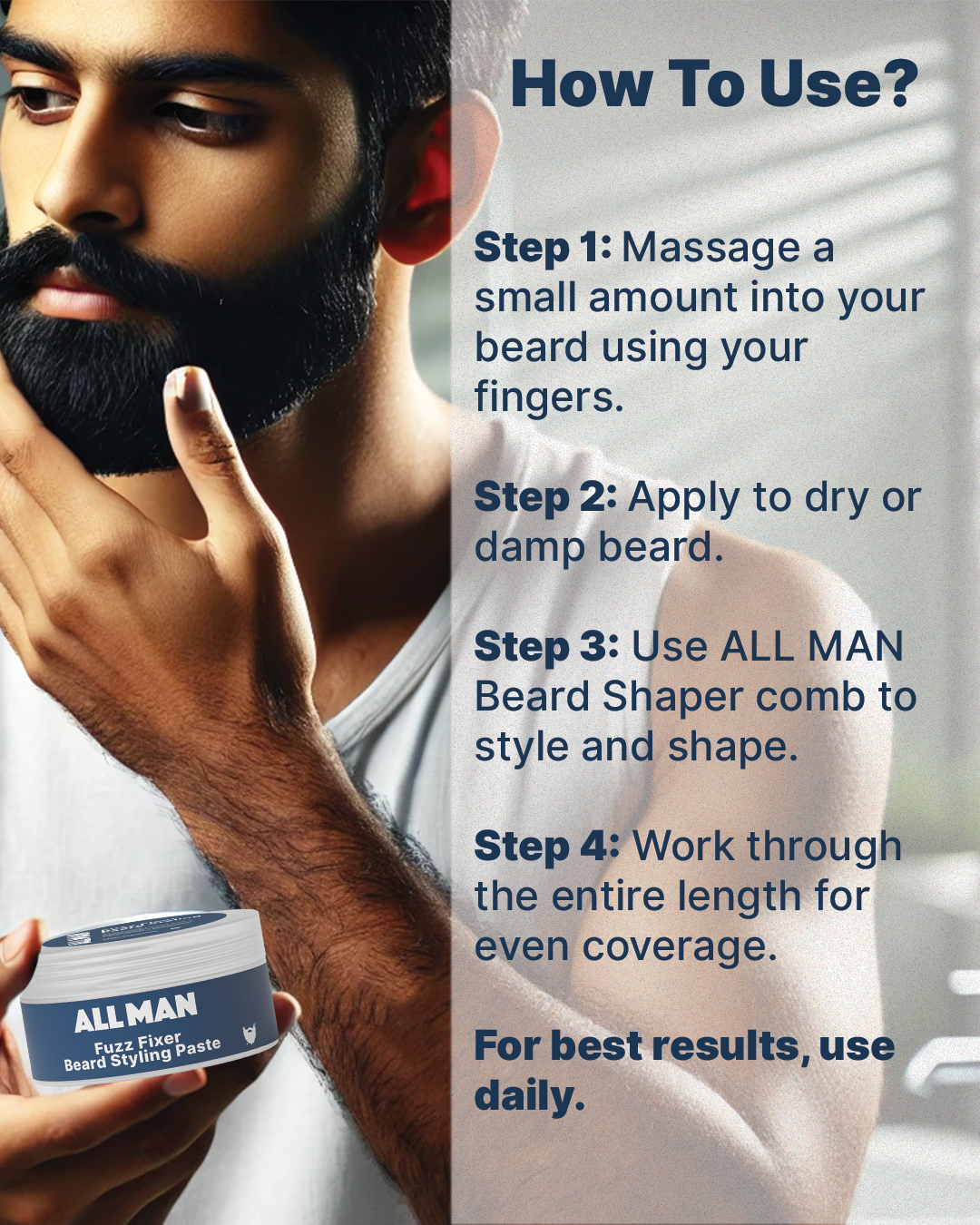 Fuzz Fixer Beard Styling Paste - 50g