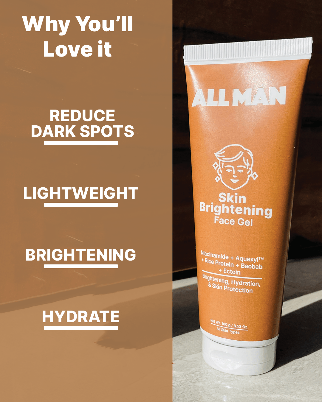 ALLMAN, Skin Brightening Face Gel, Why You'll Love It