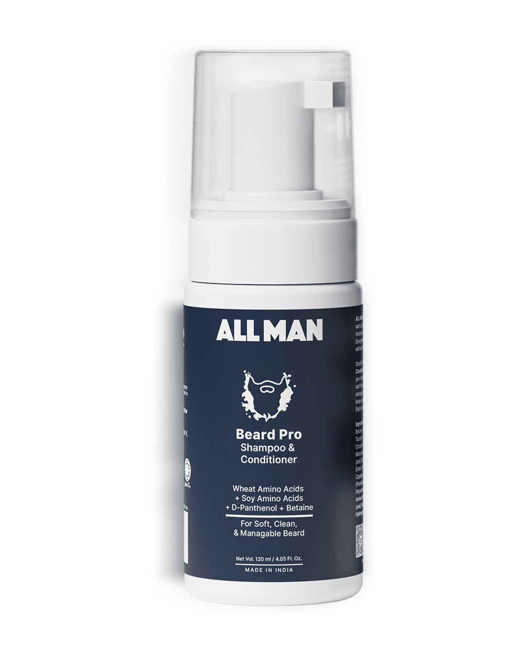 ALL MAN, Beard Pro Shampoo & Conditioner, Front image