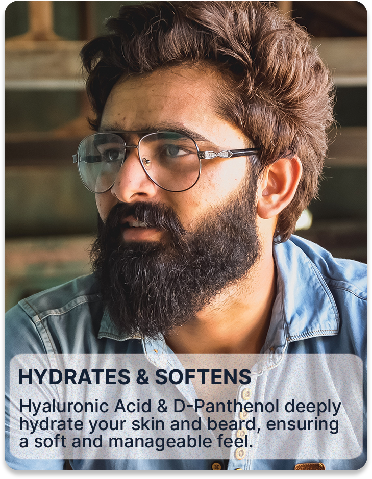 ALL MAN, Beard Boost Growth Serum, reasons to buy, Hydrates & Softens