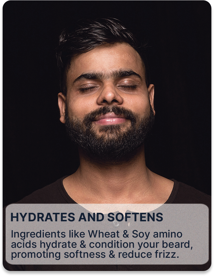 ALL MAN, Beard Pro Shampoo & Conditioner, Reasons to buy, Hydrates and softens