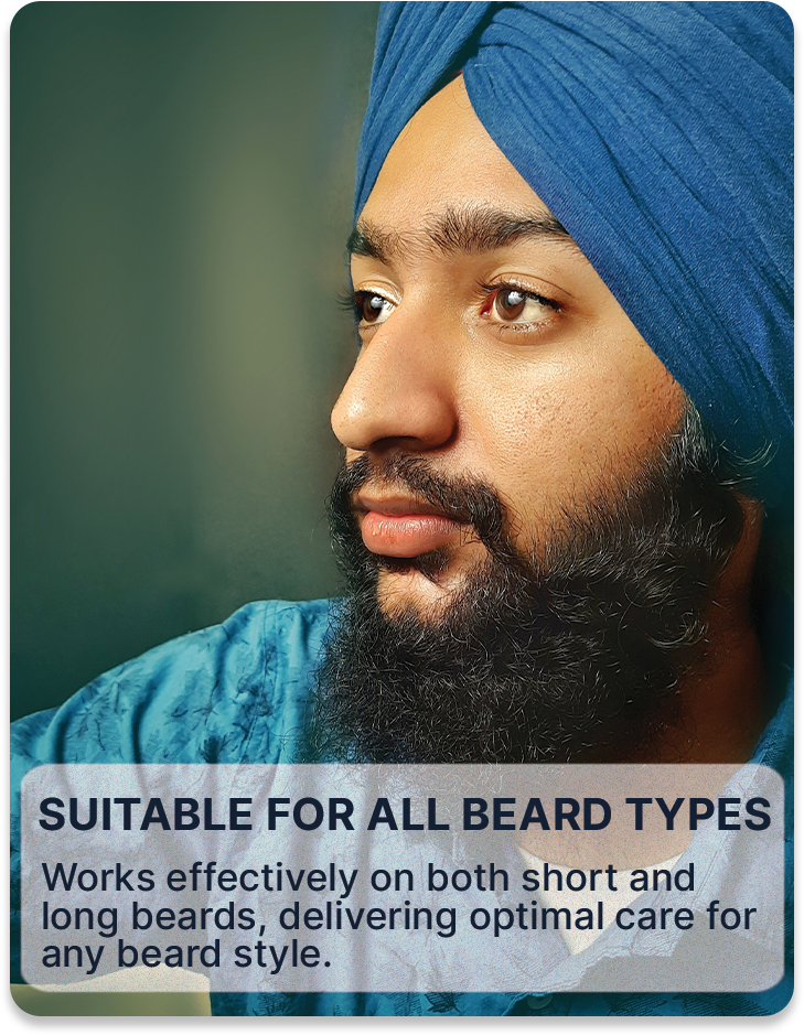 ALL MAN, Beard Pro Shampoo & Conditioner, Reasons to buy, Suitable for all Beard types