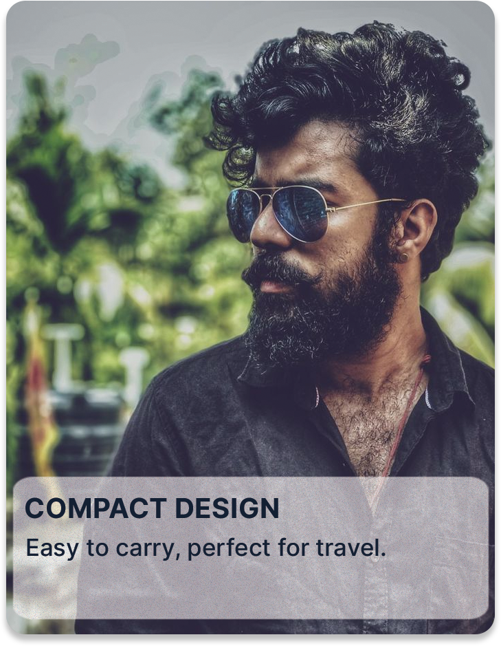 ALL MAN, Beard Shaper Comb, Reasons to buy, Compact Design