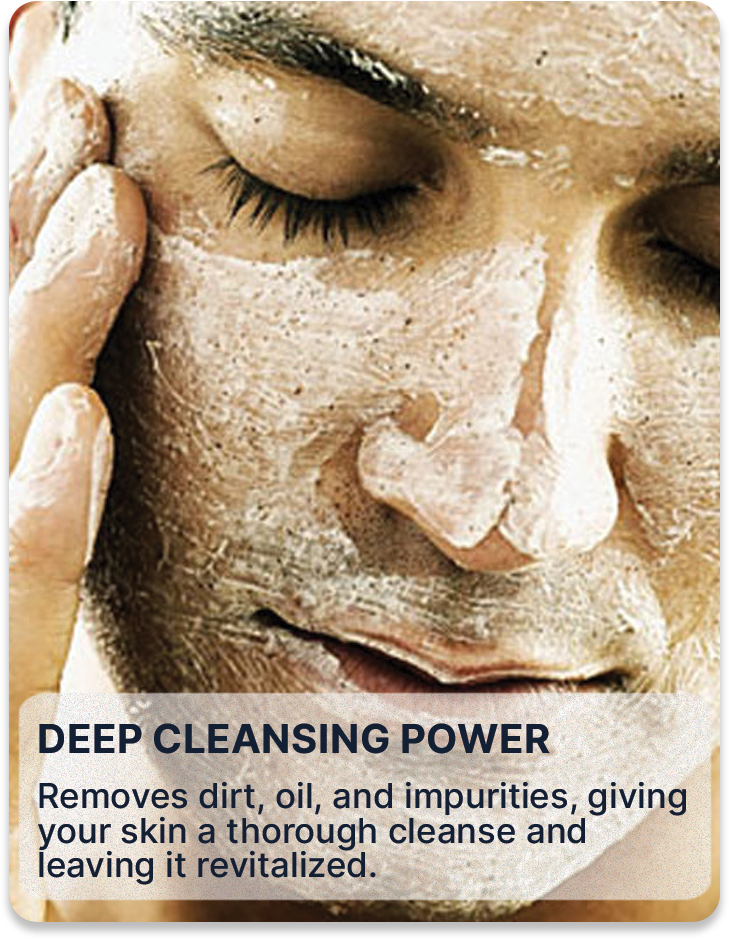 ALL MAN, Skin Brightening Face scrub, Reasons to buy, Deep Cleansing Power