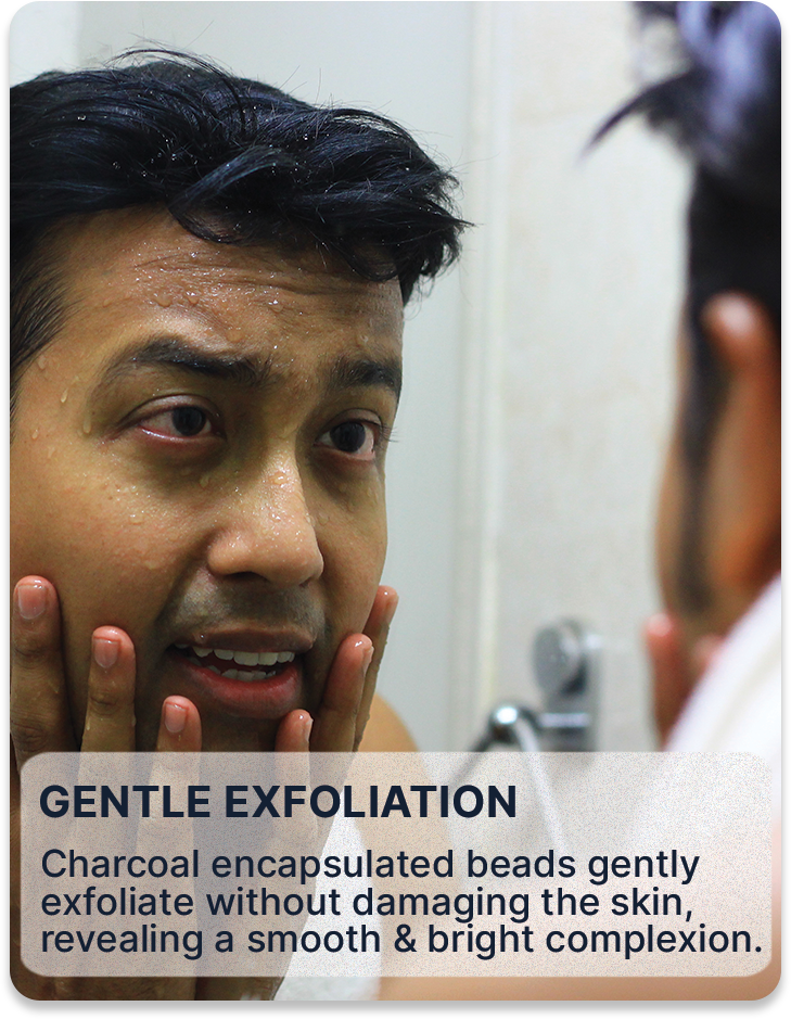 ALL MAN, Skin Brightening Face scrub, Reasons to buy, Gentle Exfoliation