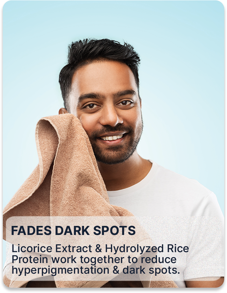 ALL MAN, Skin Brightening Face scrub, Reasons to buy, Fades Dark Spots