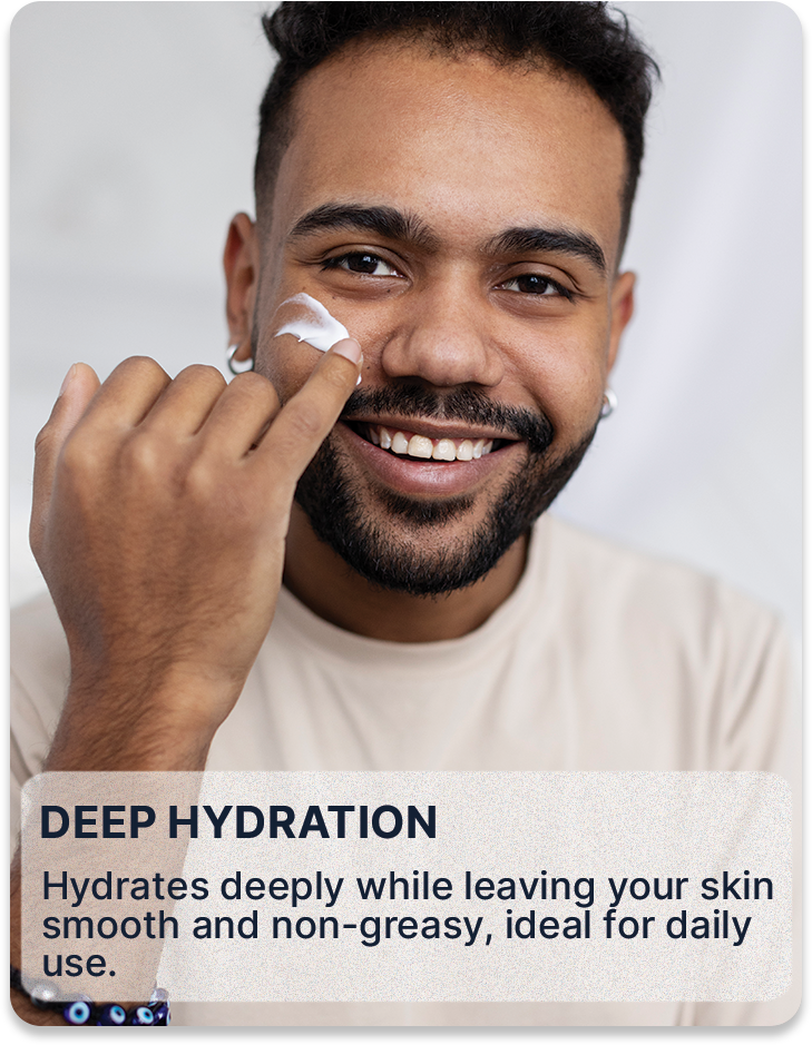 ALL MAN, Skin Brightening Face Gel, Reasons to buy, Deep hydration