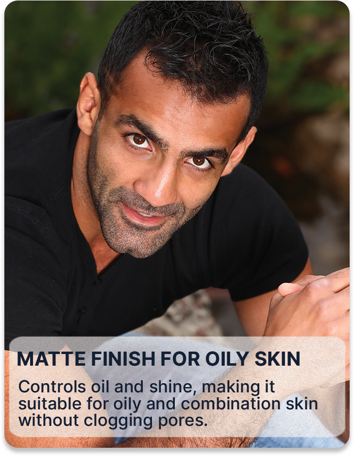 ALL MAN, Skin Brightening Face Gel, Reasons to buy, Matte Finish for Oily Skin