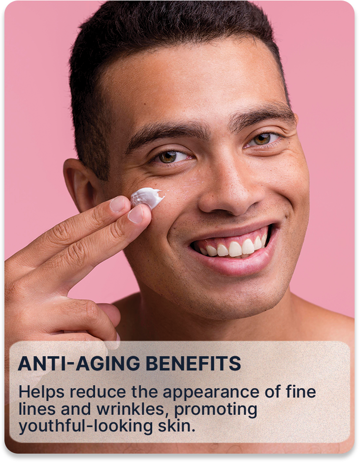 ALL MAN, Skin Brightening Face Gel, Reasons to buy, Anti-Aging Benefits