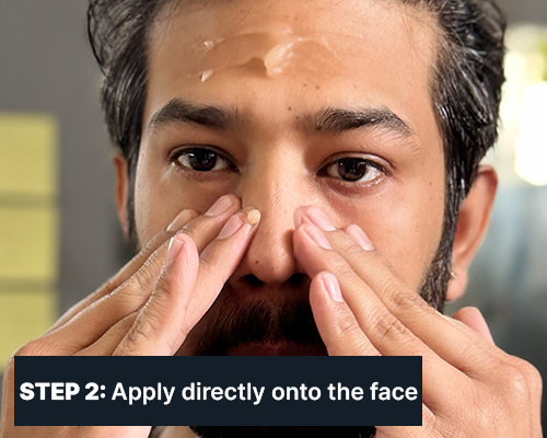 ALL MAN, Skin Brightening Face Gel, Step-2, Apply directly onto the face