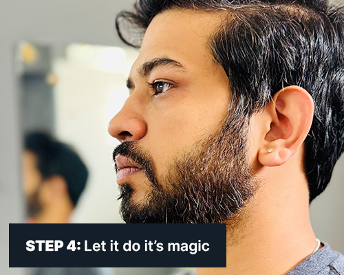 ALL MAN, Skin Brightening Face Gel, Step-4, Let it do it's Magic