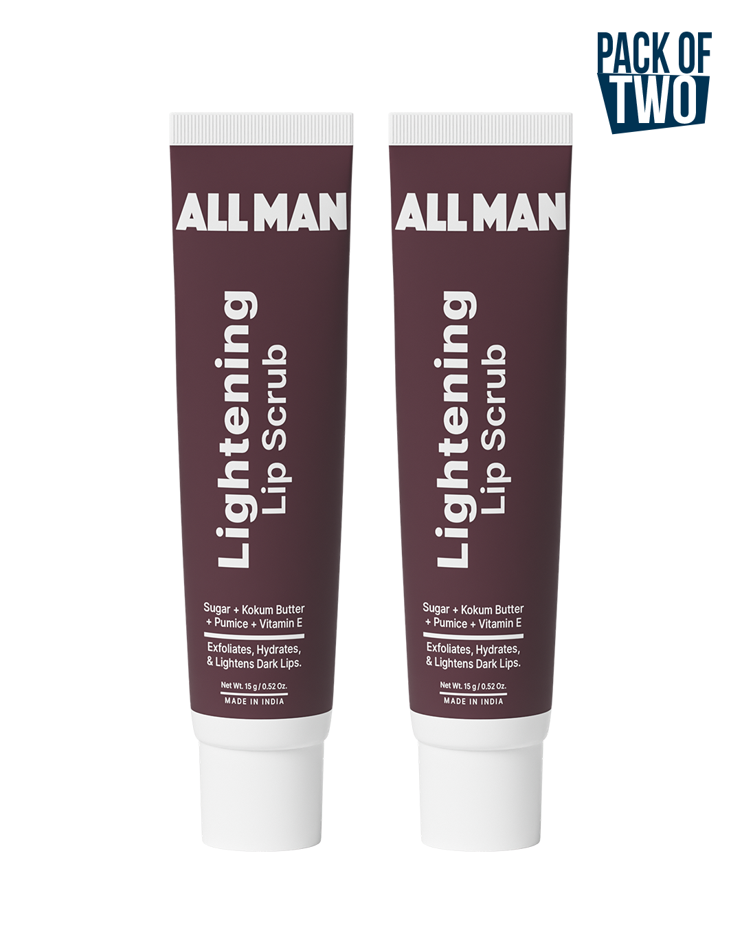 Lightening Lip Scrub (Pack of 2) - 30g