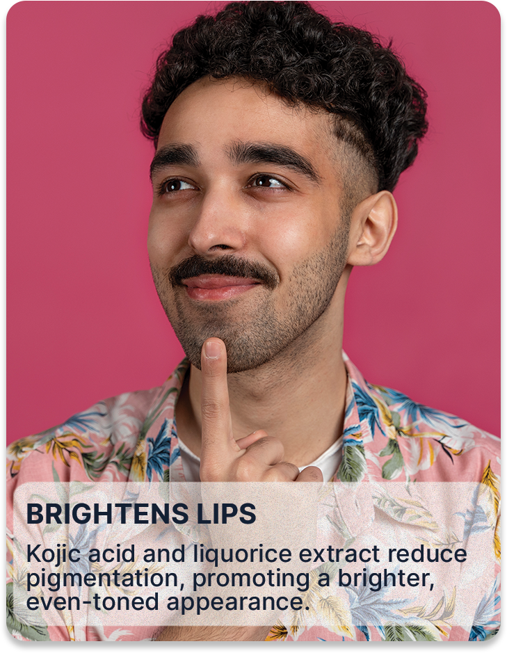 ALL MAN, Lightening Matte Lip Balm, Reasons to buy, Brightens your lips