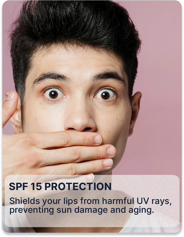 ALL MAN, Lightening Matte Lip Balm, Reasons to buy, SPF 15 protection