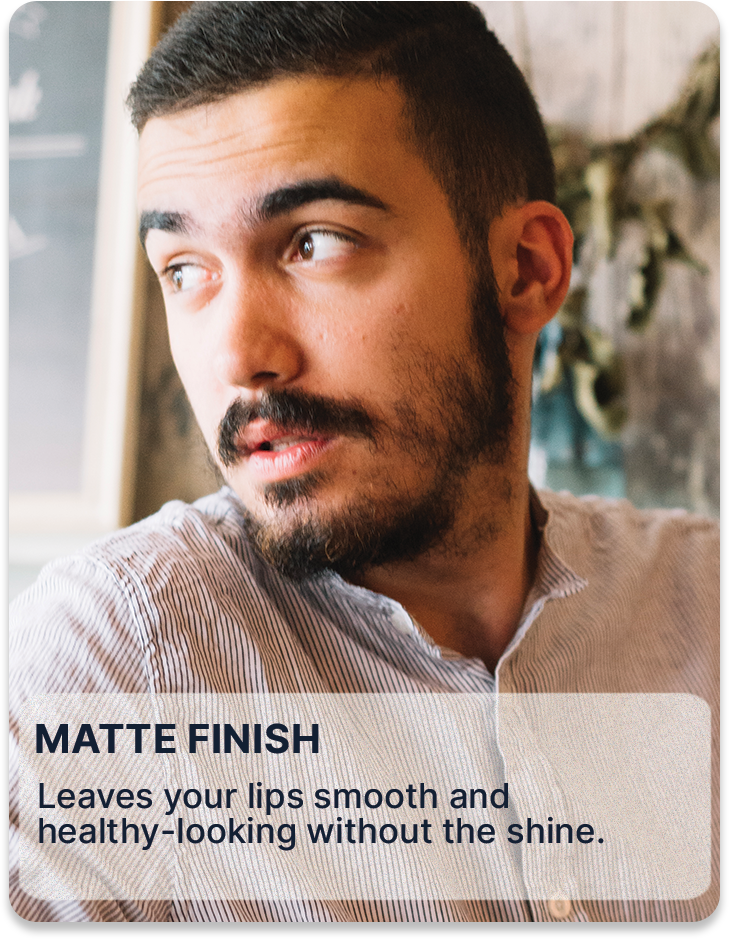 ALL MAN, Lightening Matte Lip Balm, Reasons to buy, Matte Finish