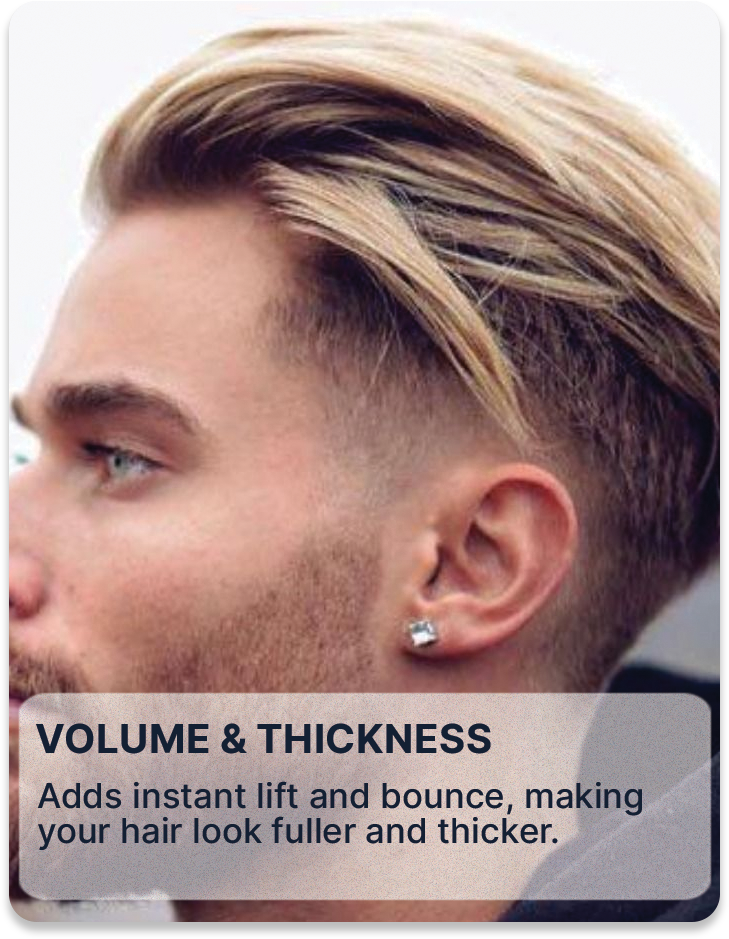 ALL MAN, Matte Dust Hair Styling Powder, Reasons to buy, Volume & thickness