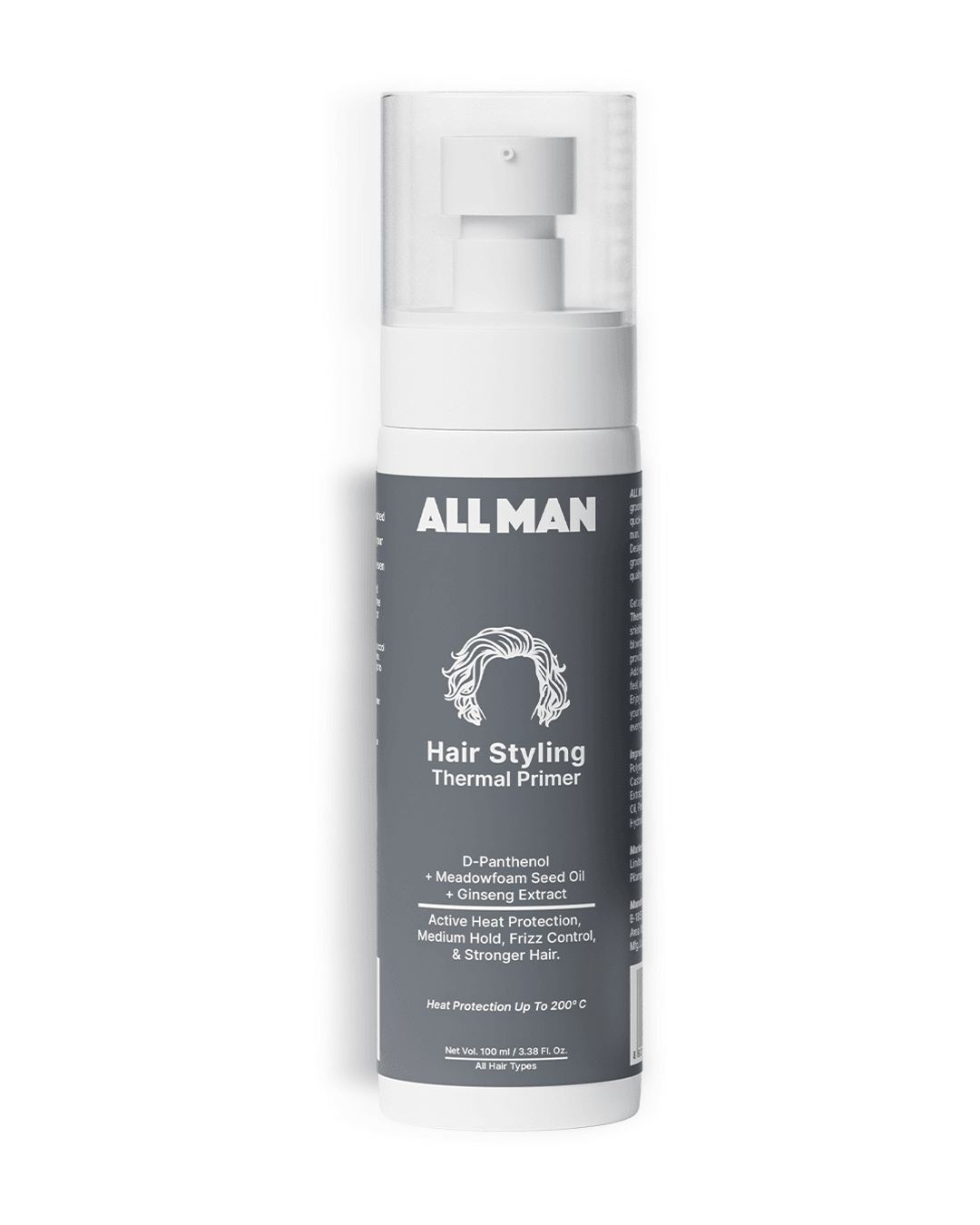 ALL MAN, Pre Hair Styling Thermal Primer, Front image