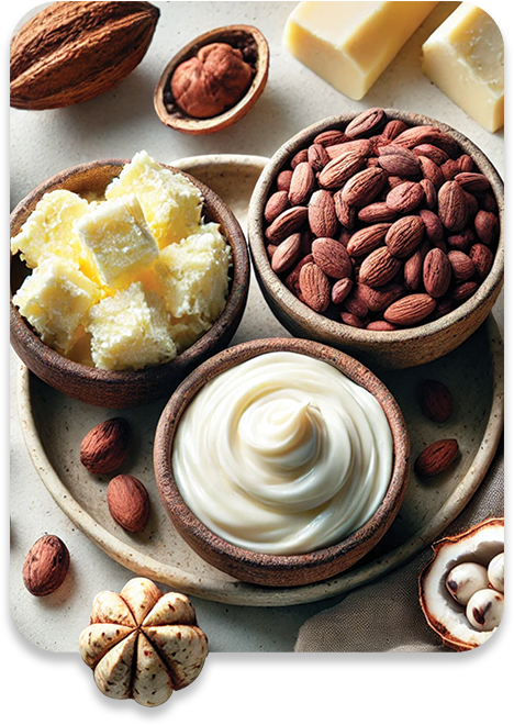 ALL MAN, Ingredients, Shea Butter, Cocoa Butter & Tucuma Butter