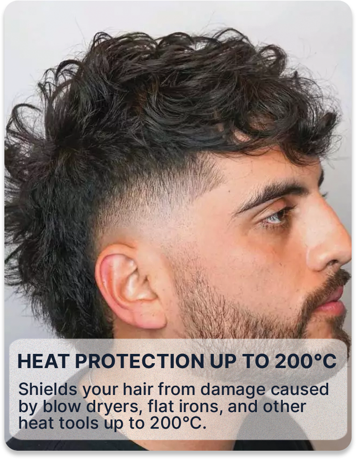 ALL MAN, Hair Styling Thermal Primer, Reasons to buy, Heat protection upto 200 degrees
