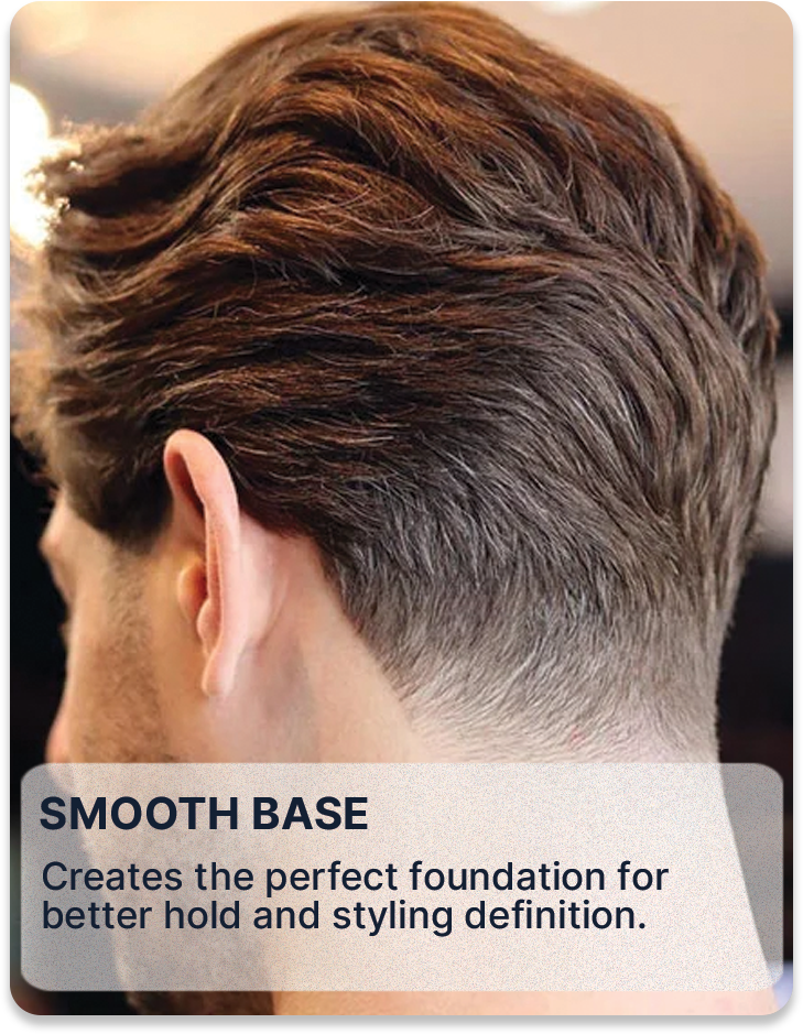 ALL MAN, Hair Styling Thermal Primer, Reasons to buy, Smooth Base