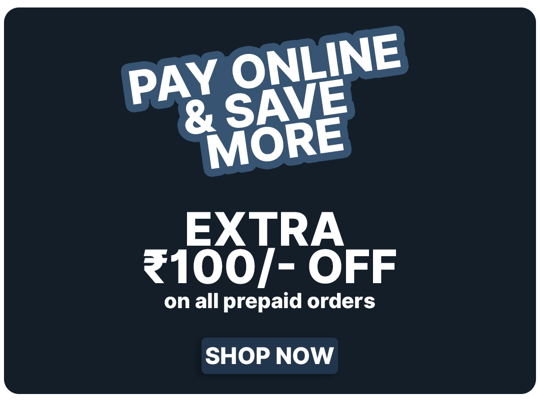 ALL MAN, Extra ₹100 off on all prepaid orders