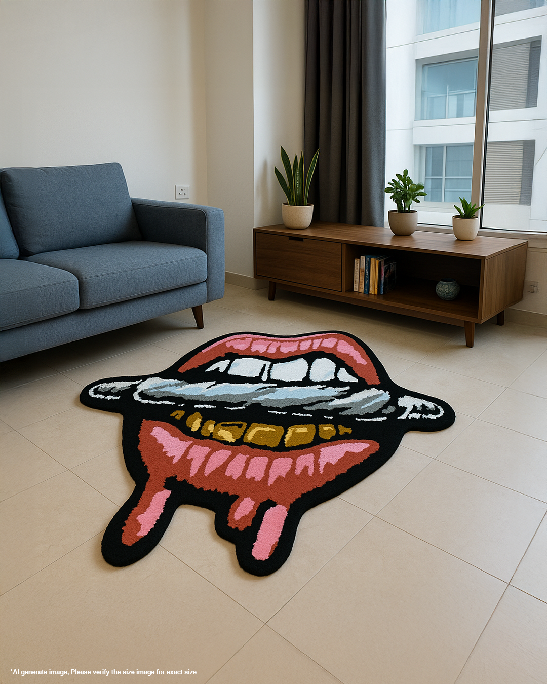 Drippin' Lips Rug