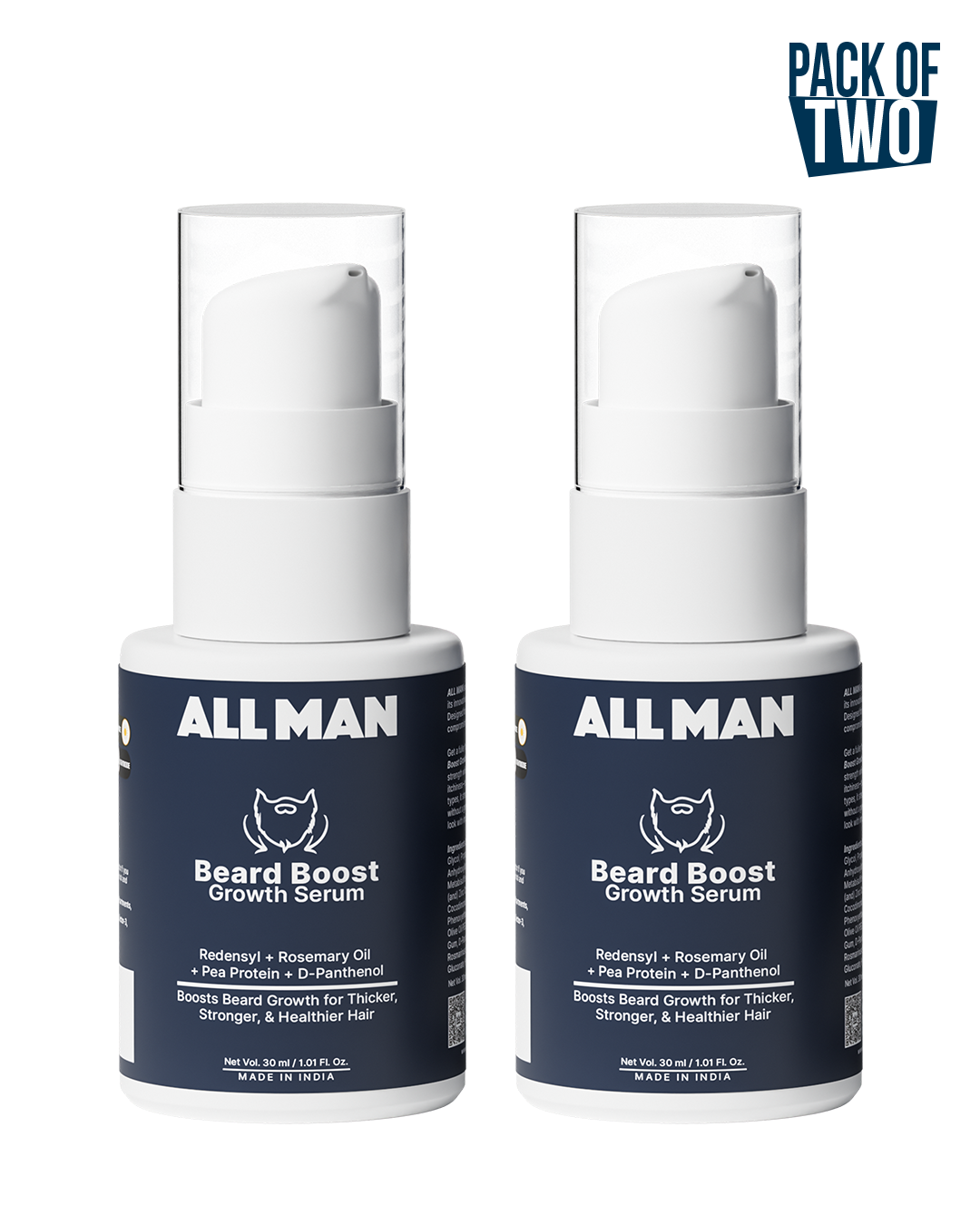 Beard Boost Growth Serum (Pack of 2) - 60ml