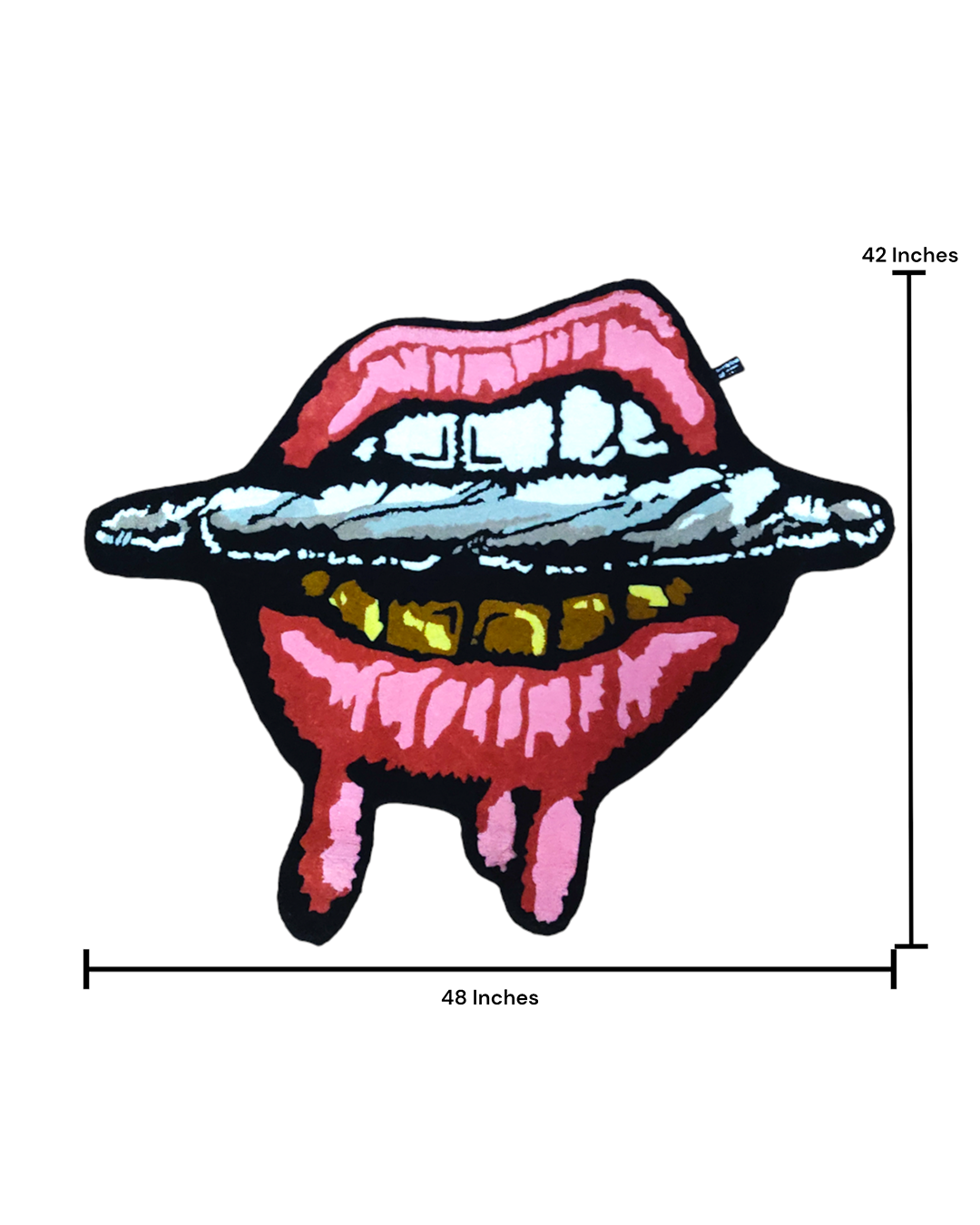 Drippin' Lips Rug