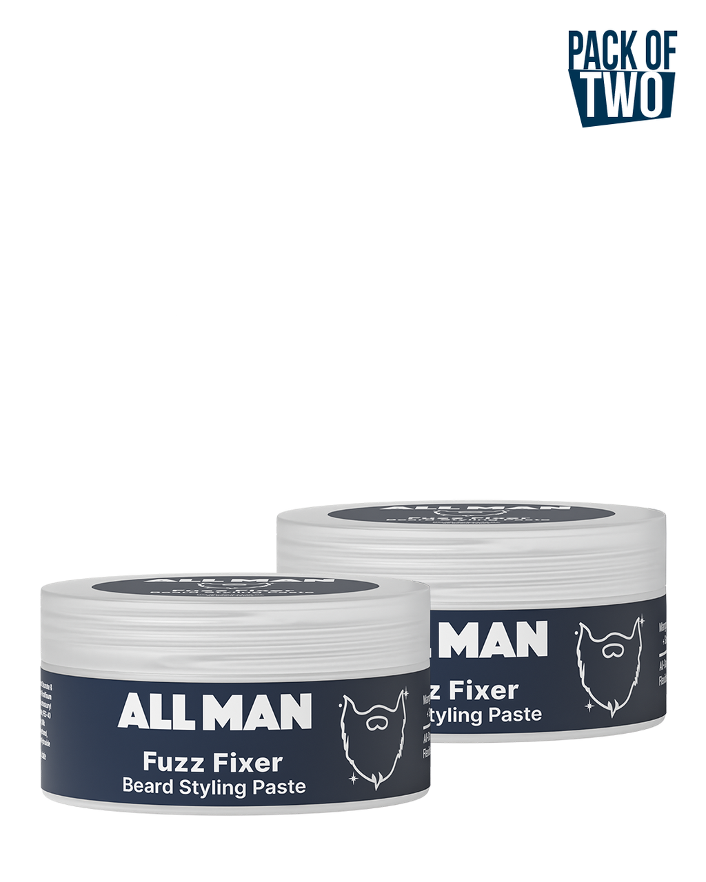 Buy ALL MAN Fuzz Fixer Beard Styling Paste – Best Beard Styling Product ...