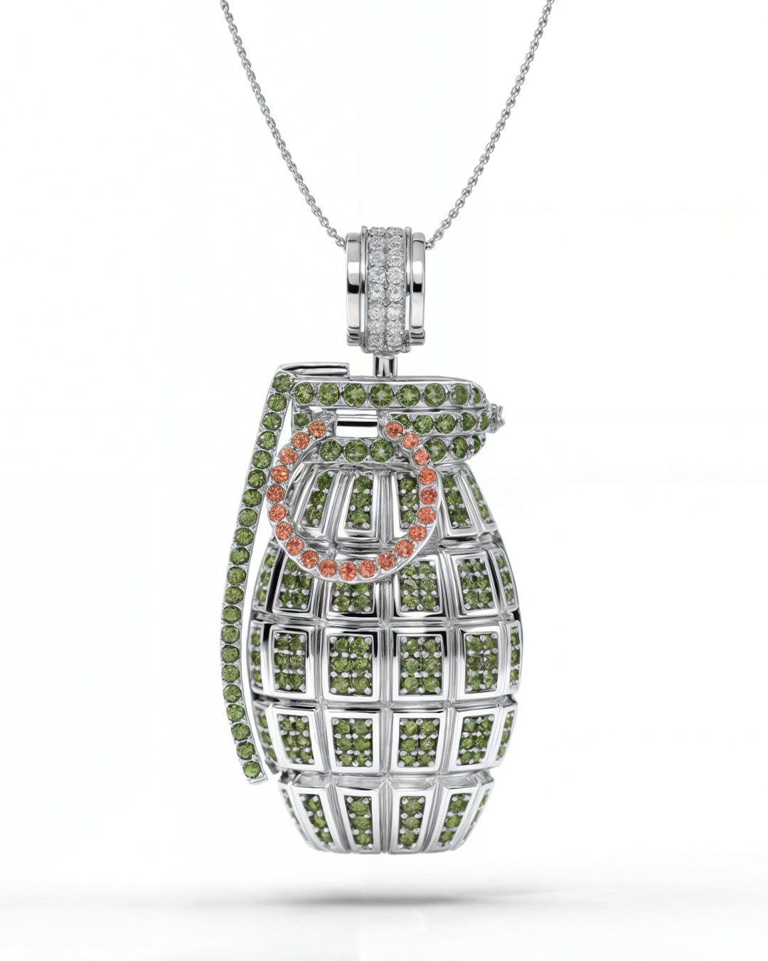Grenade Frostbite Pendant
